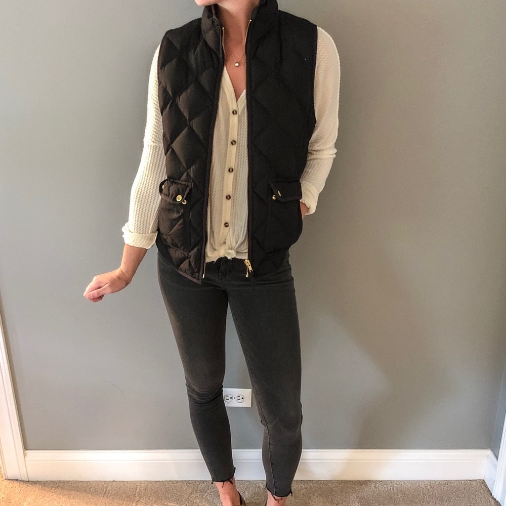 J .crew puffer vest